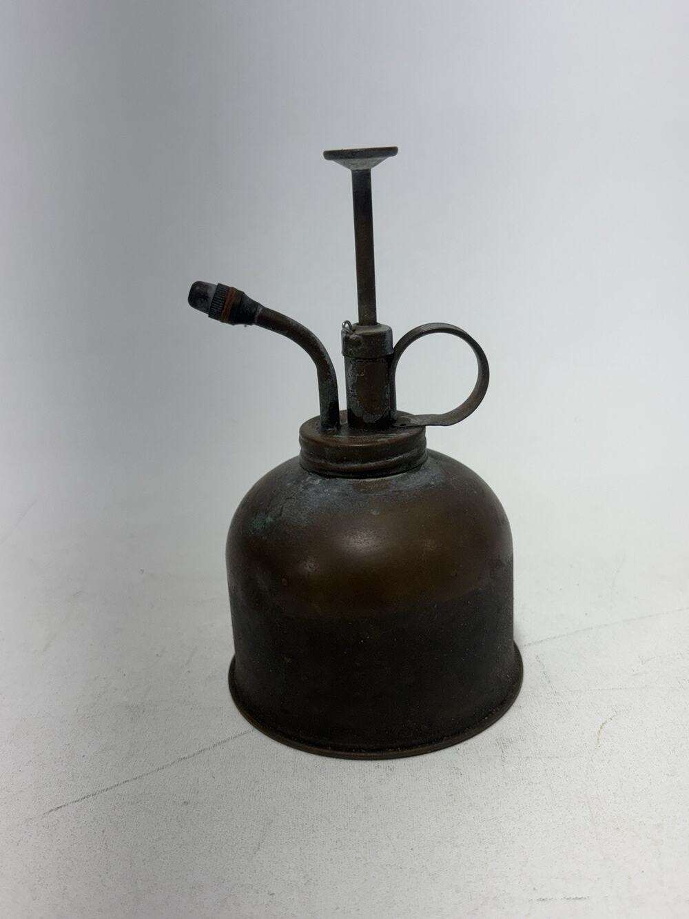 Vintage Brass Pump Oiler Oil Can Machinist Industrial Steampunk Decor Tool